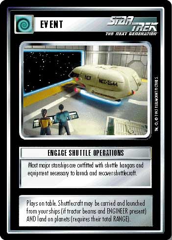 Engage Shuttle Operations