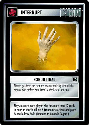 Scorched Hand