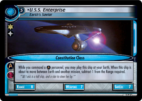 •U.S.S. Enterprise, Earth's Savior