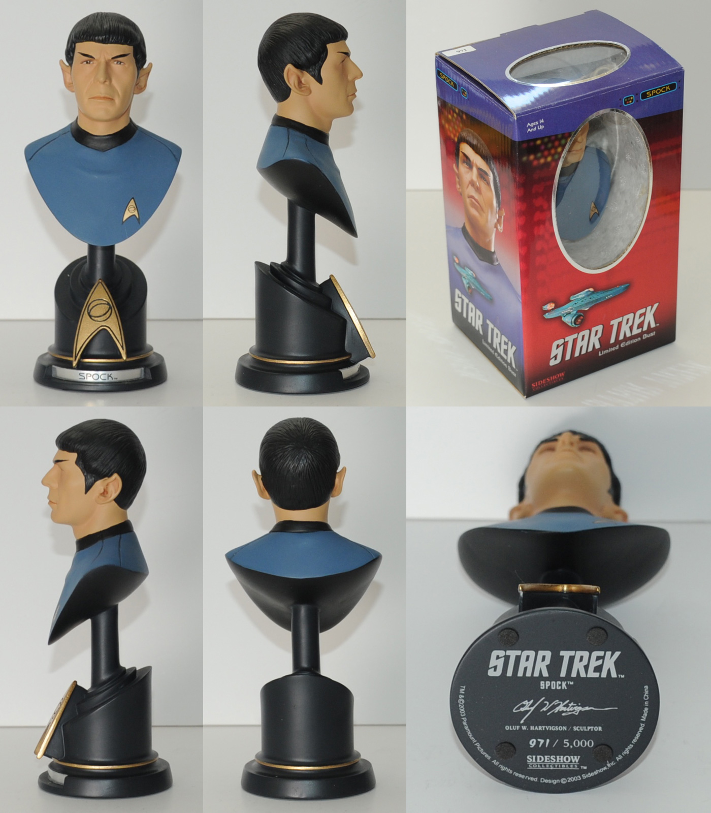 Sideshow Spock Bust