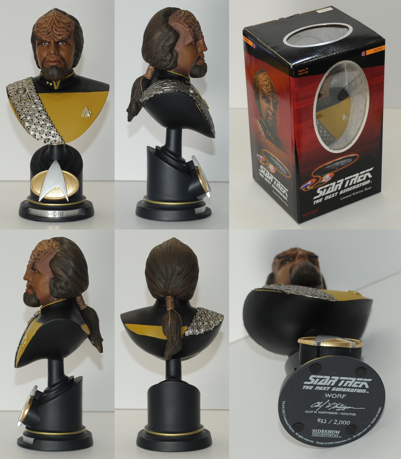 Sideshow Worf Bust