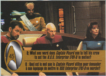 Kelloggs Star Trek 30th Card #45