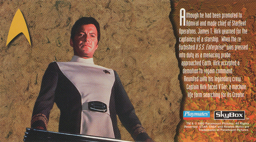 Captain James T. Kirk from "Star Trek: The Motion Picture" Back