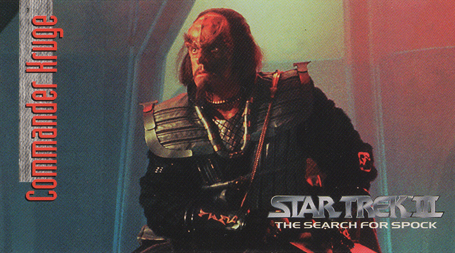 Commander Kruge from "Star Trek III: The Search for Spock"