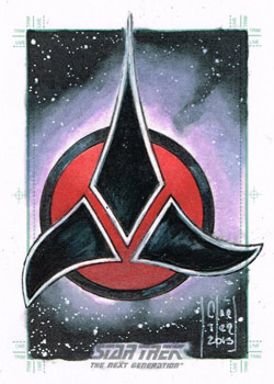 François Chartier Sketch - Klingon Emblem