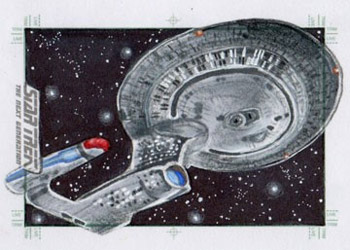 Adam & Bekah Cleveland Sketch - USS Enterprise NCC 1701-D #7
