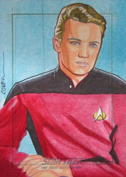 Roy Cover Sketch - Wesley Crusher