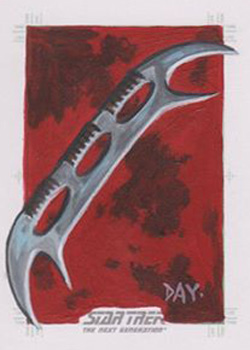 David Day Sketch - Klingon Bat'leth
