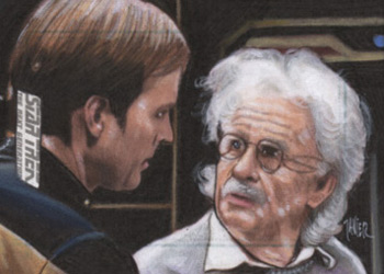 Javier Gonzalez Sketch - Reginald Barclay and Einstein