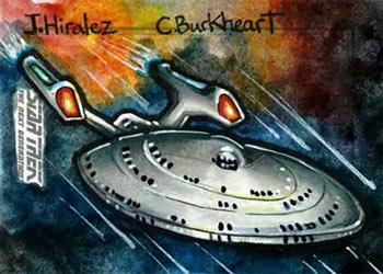 James Hiralez Sketch - USS Enterprise NCC 1701-E