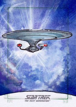 Michael James Sketch - USS Enterprise NCC-1701-D