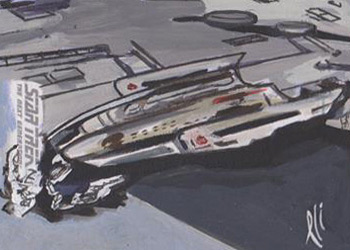 Lee Lightfoot Sketch - USS Jenolen