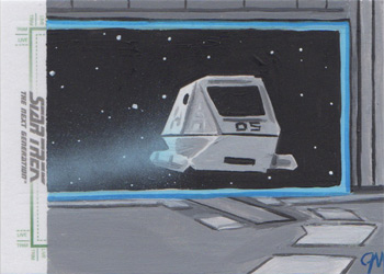 Jeff Nallinson Sketch - Type 15 Shuttlepod "El Baz"