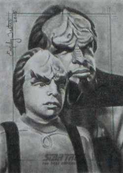 Emily Tester Sketch - Worf and Alexander