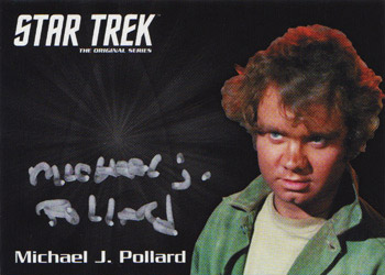 Silver Autograph - Michael J. Pollard