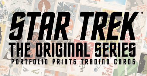 WRAPPER PROMO P2 2014 Star Trek  TOS Portfolio Prints  Card base  Set 