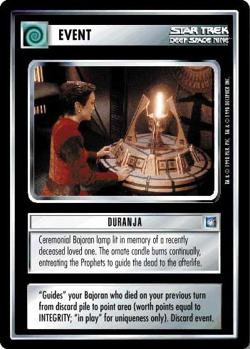 RARE STAR TREK CCG ORB OF PROPHECY AND CHANGE THE DOMINION 