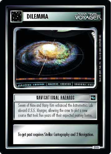 Star Trek CCG VOY Voyager Barzan Wormhole 30R 