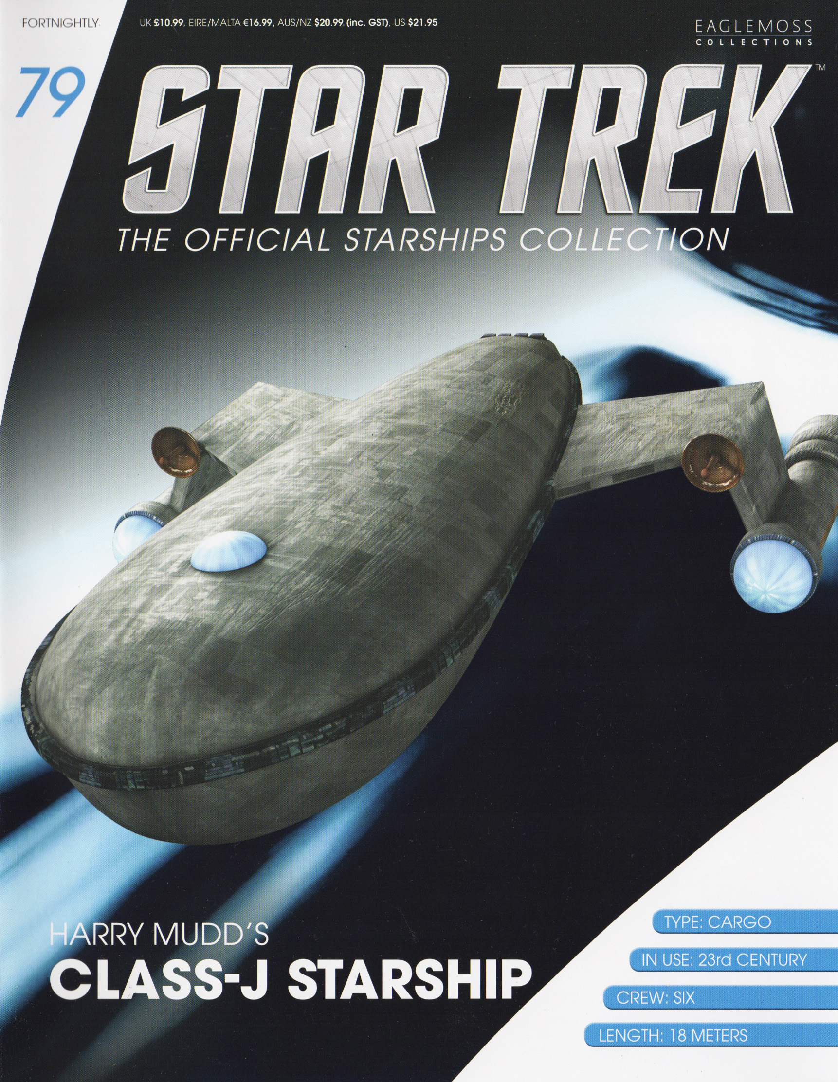 Star Trek Eaglemoss Issue 79 Harry Mudds J Class  & magazine 