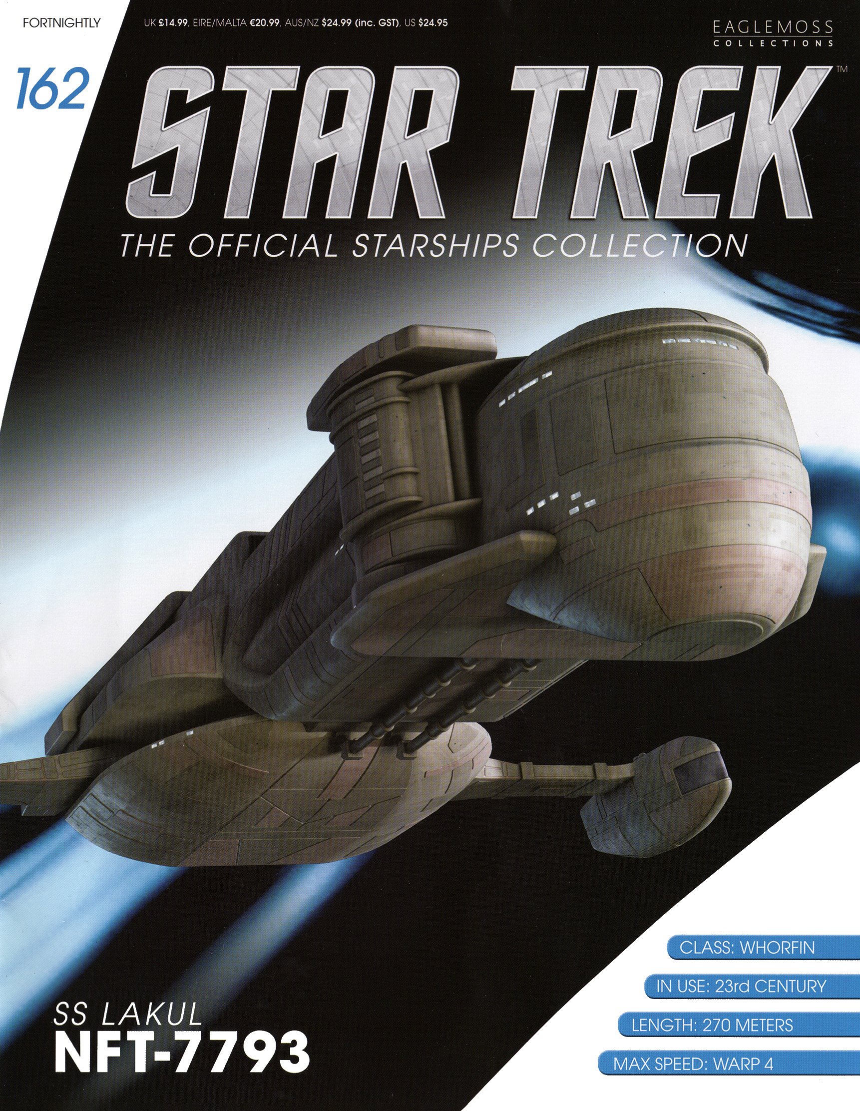 Star Trek Barzai Denobulan Medical Ship Eaglemoss Issue 171 w/magazine 
