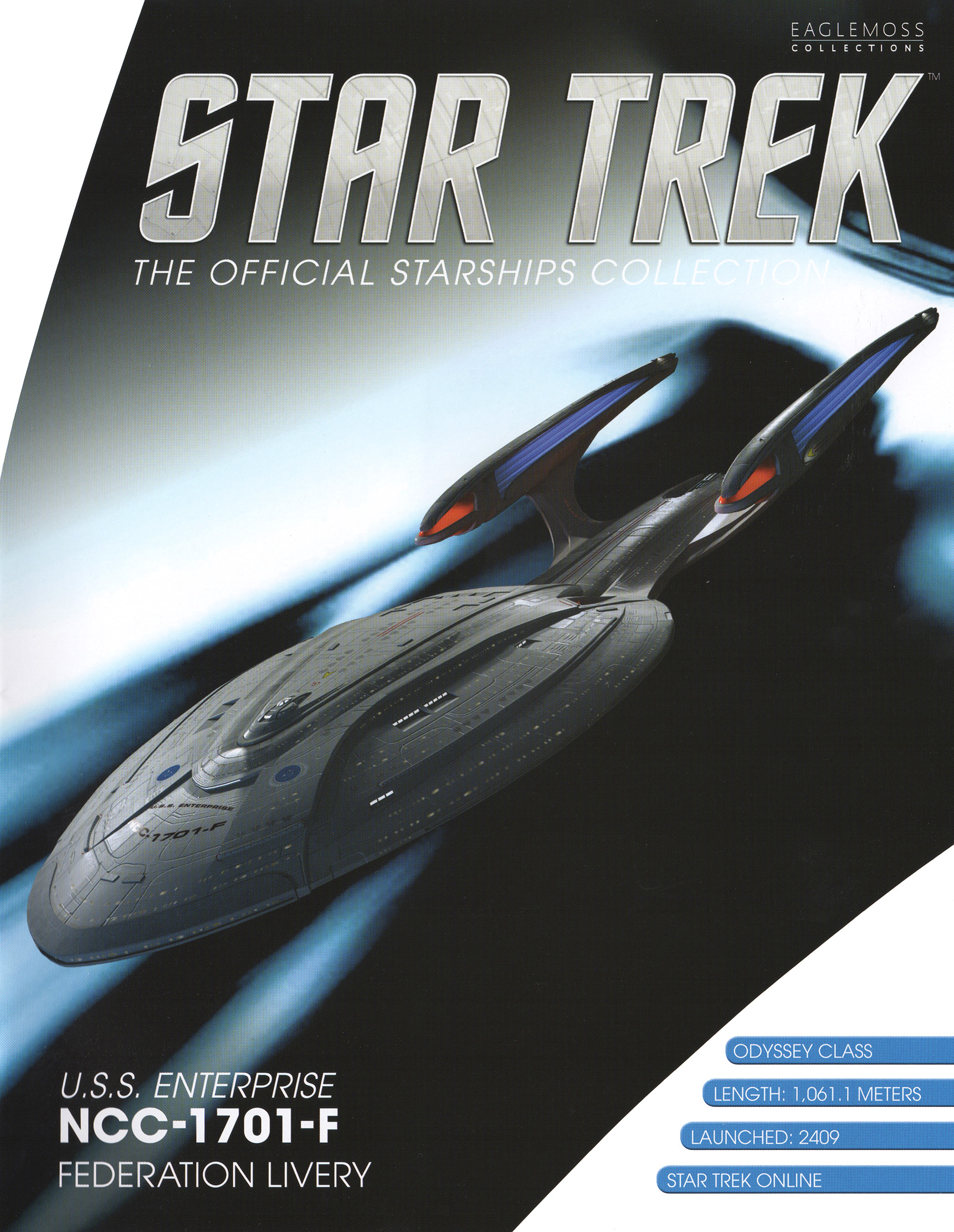 Star Trek assimiliertes USS Voyager astronave Bonus Edition 15 EAGLEMOSS strettamente 