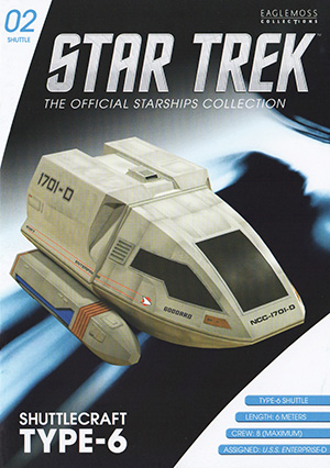Eaglemoss Star Trek Starships Suttlecraft Issue 2