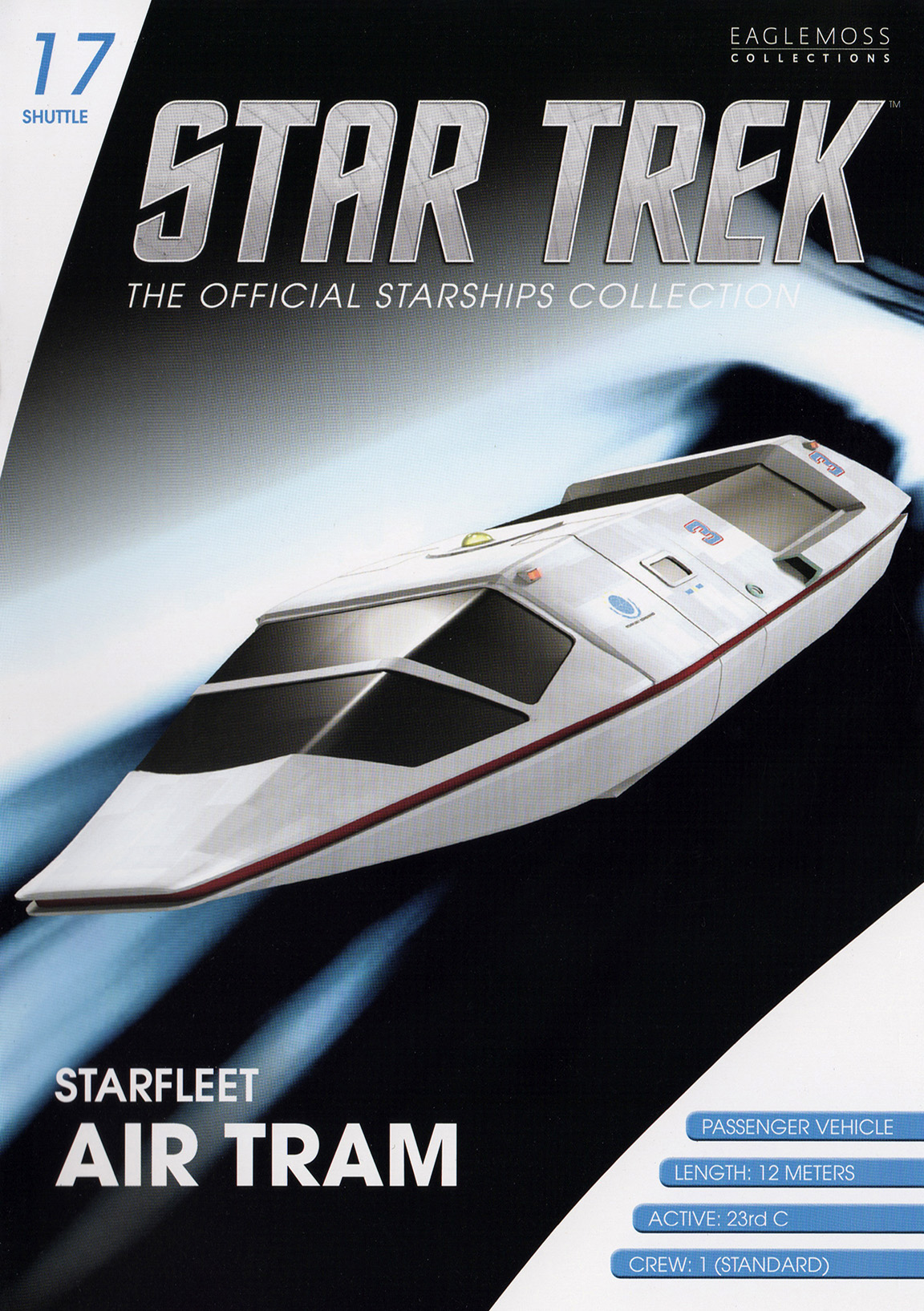 Star Trek Starfleet Air Tram #17 Kurzstrecken Transportfahrzeug Eaglemoss eng. 