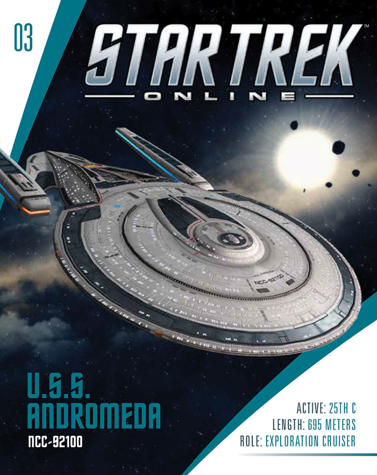 A.F.S Khitomer Battlecruiser Star Trek Online Starship Collection de Eaglemoss Collections Star Trek