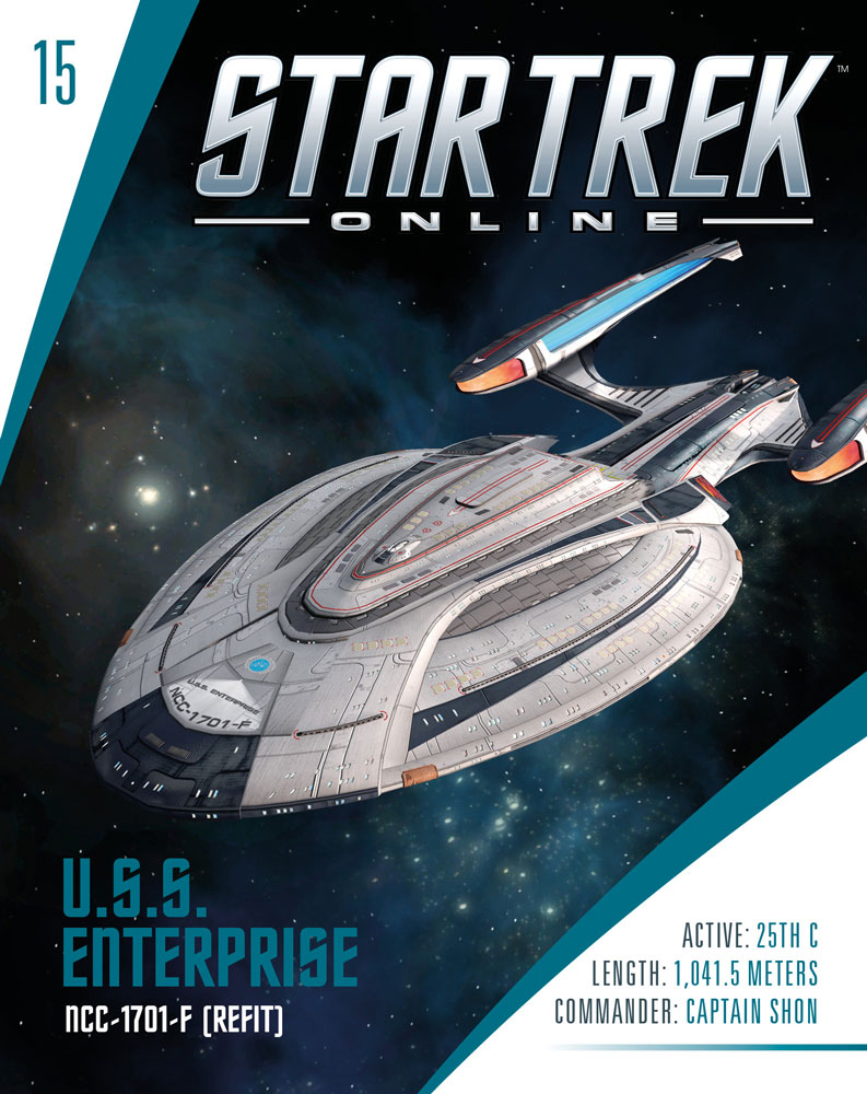 Eaglemoss Star Trek ONLINE Andromeda-Class Federation Exploration Cruiser JULY