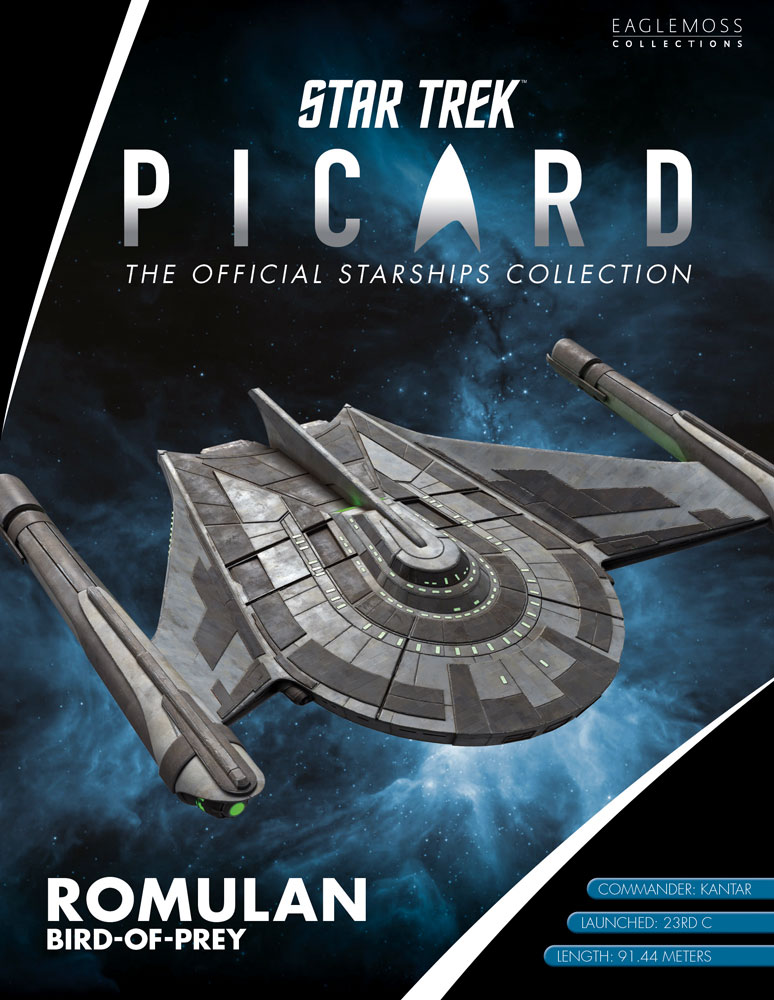 Romulan Bird of Prey-modelo Deutsches revista-Eaglemoss #57 Star Trek nuevo