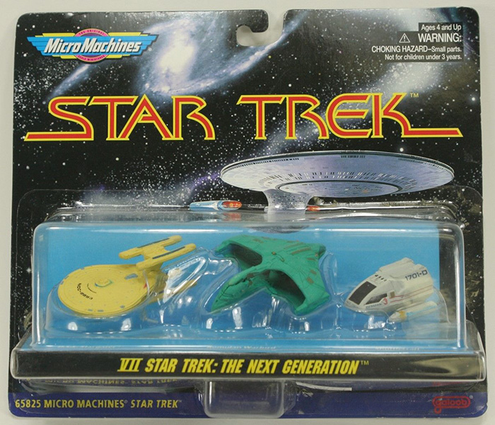 NCC-1701 Star Trek Micro Machines USS Enterprise NEW by Galoob 