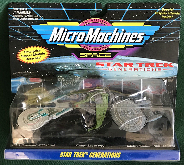 1994 Galoob Micro Machines Star Trek Classic Enterprise NCC 1701-B 