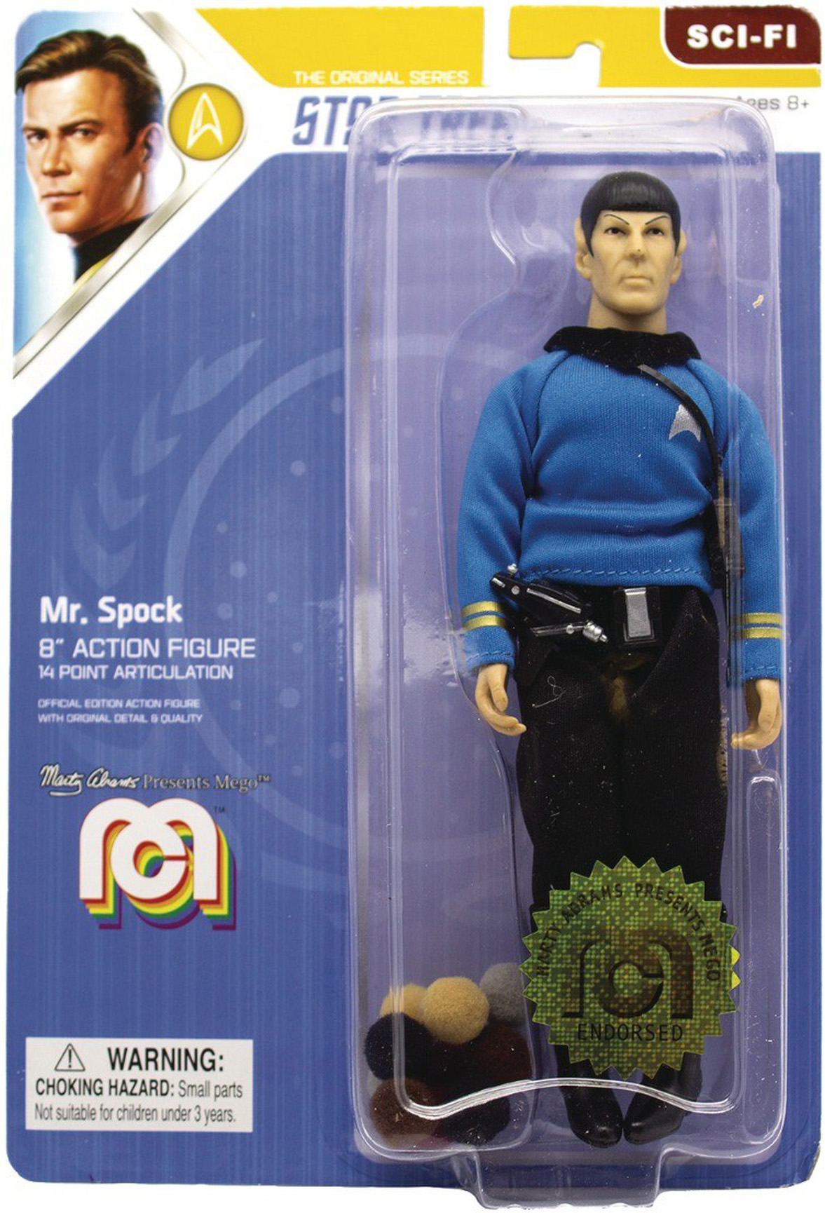 2019 Mego Spock with Tribbles