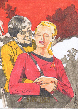 Roy Cover Sketch - Chekov and Martha Landon
