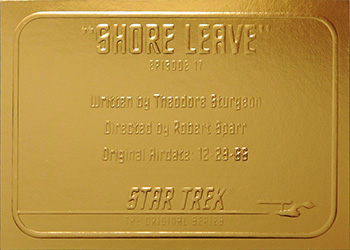 Gold Card G17 - Shore Leave